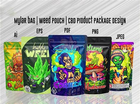 fake cannabis bags mylar brands|marijuana packaging empty baggy.